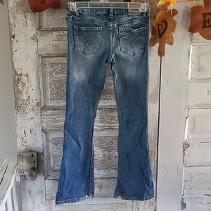 Girls size 8 jeans Levi's Skinny Flare Jeans